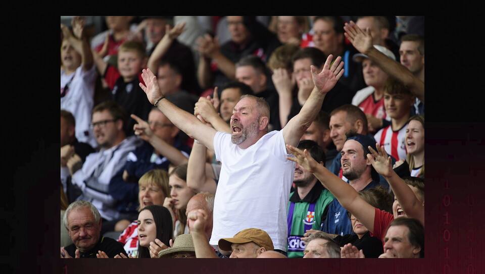 A fans image from City's home game against Wigan Athletic