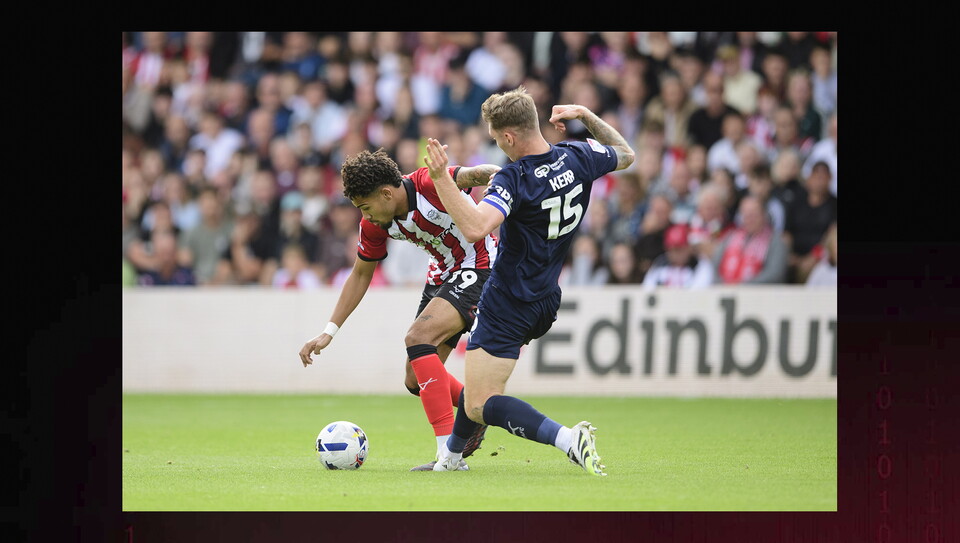 A match action image from City's home game against Wigan Athletic