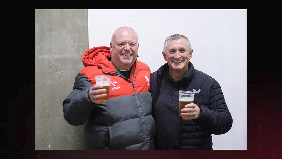 A fans image from the Imps’ away game at Bradford City