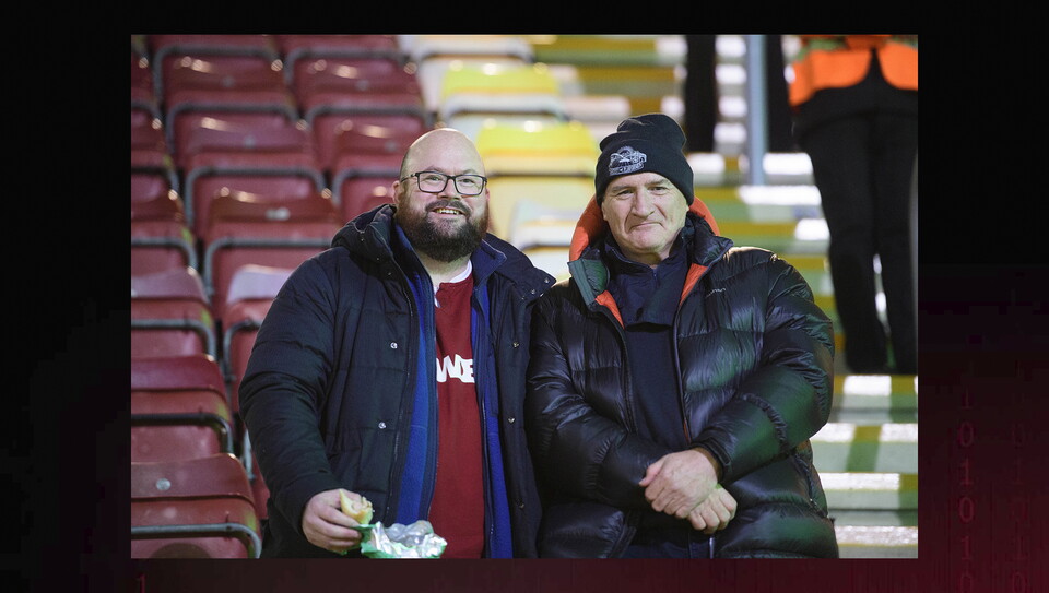 A fans image from the Imps’ away game at Bradford City