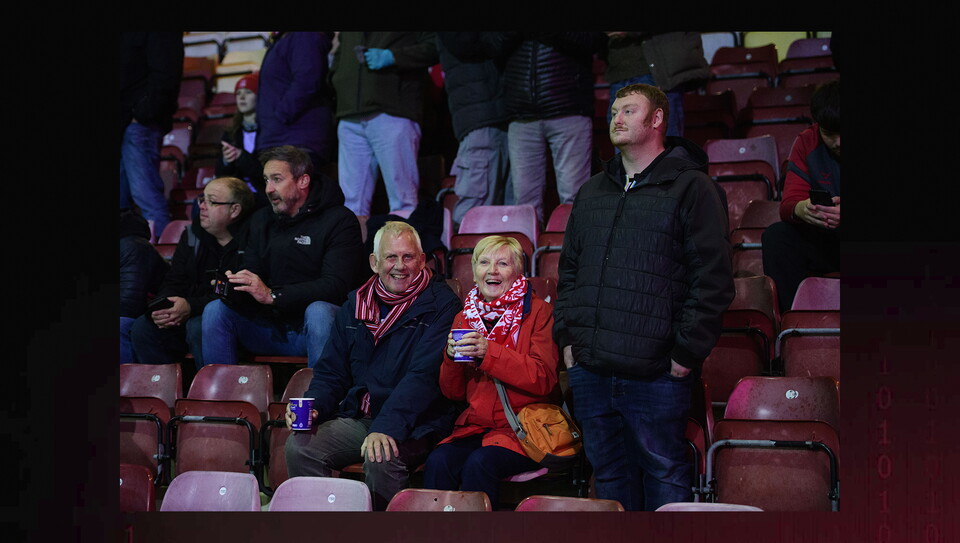 A fans image from the Imps’ away game at Bradford City
