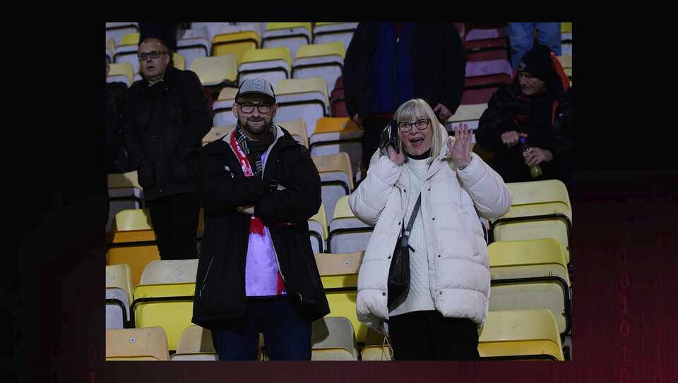 A fans image from the Imps’ away game at Bradford City