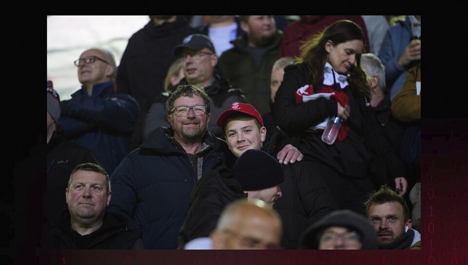 A fans image from the Imps’ away game at Bradford City