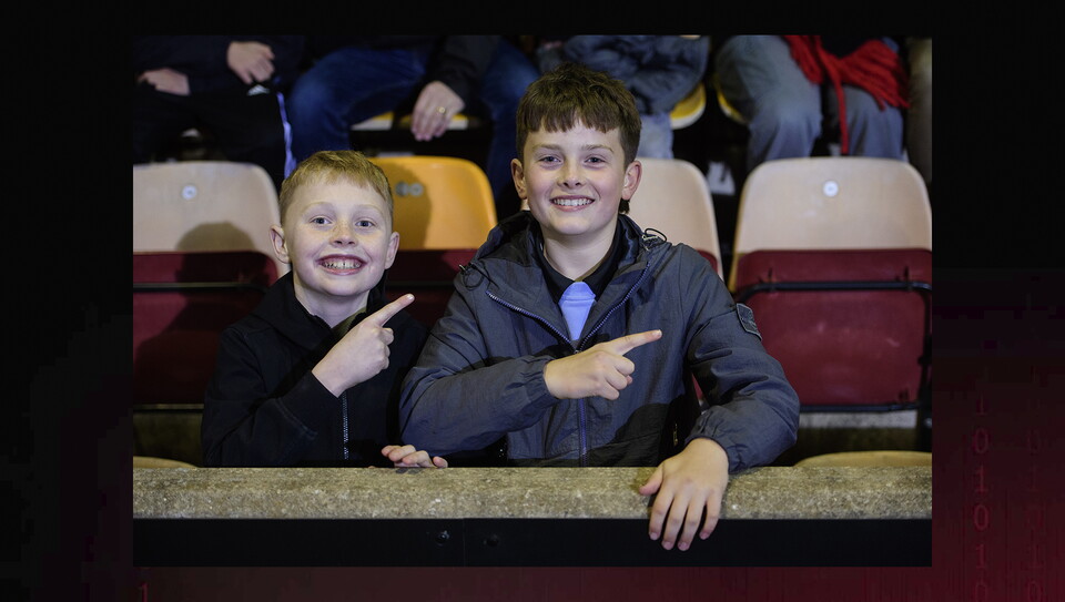 A fans image from the Imps’ away game at Bradford City