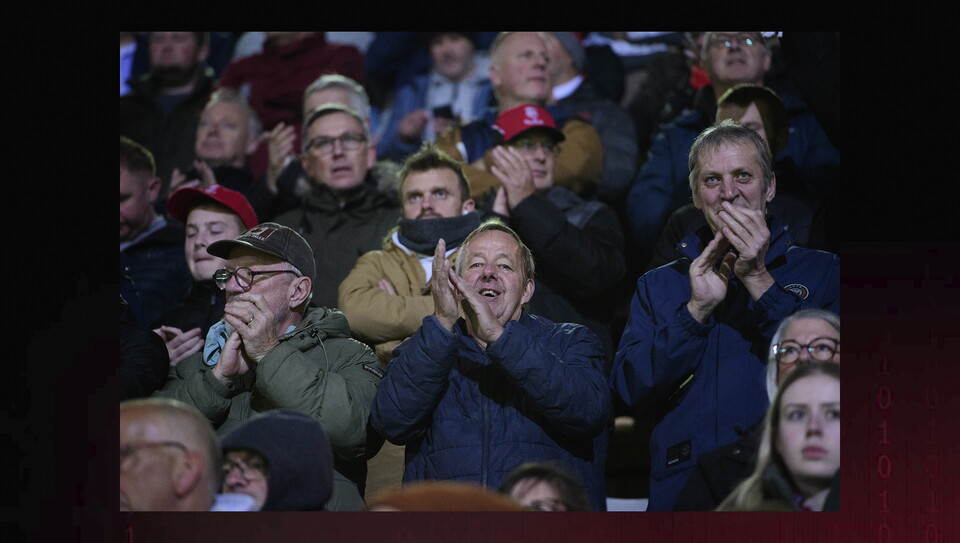 A fans image from the Imps’ away game at Bradford City