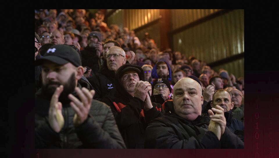 A fans image from the Imps’ away game at Bradford City