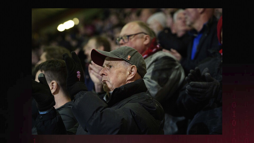A fans image from the Imps’ away game at Bradford City