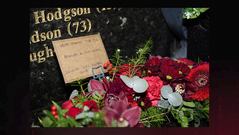 A match action image from the Imps’ away game at Bradford City