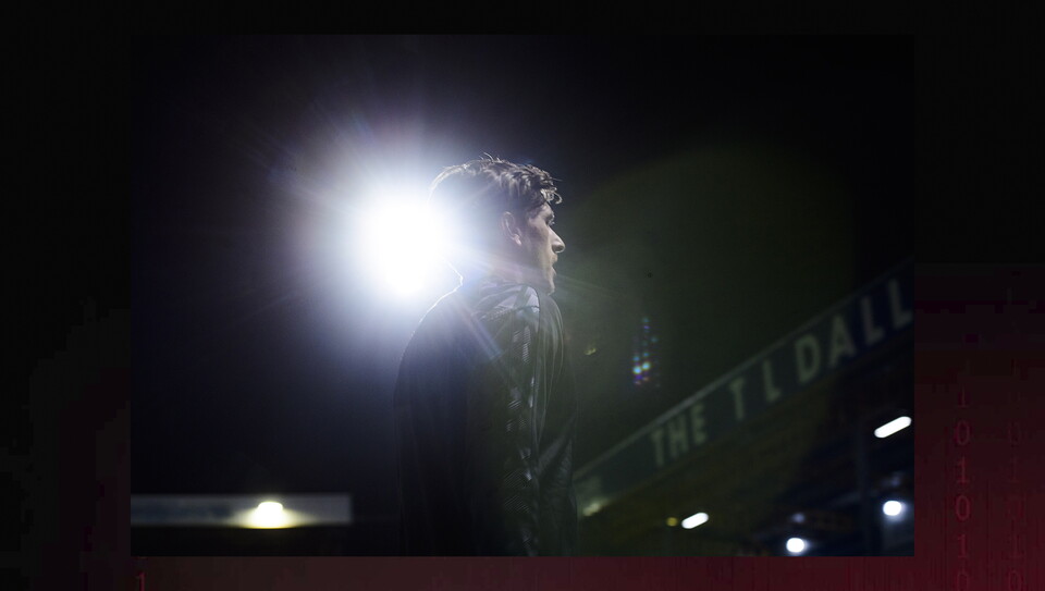 A match action image from the Imps’ away game at Bradford City
