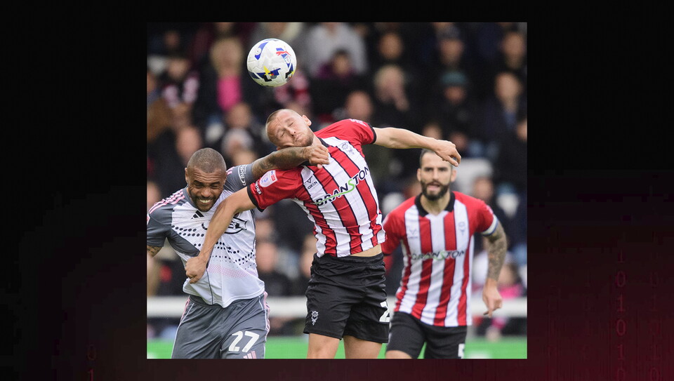 A match photo from City's home game against Exeter
