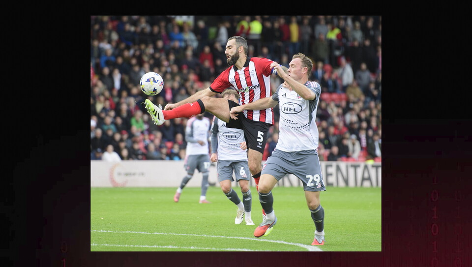 A match photo from City's home game against Exeter