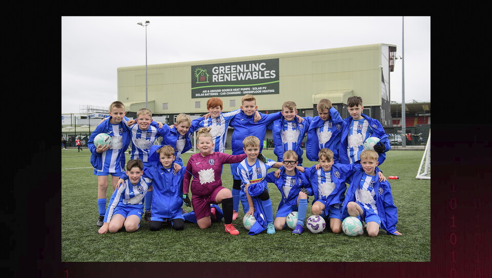 A matchday experience image from the Imps vs Exeter