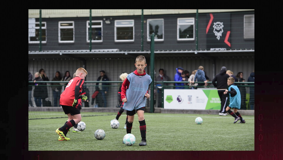 A matchday experience image from the Imps vs Exeter