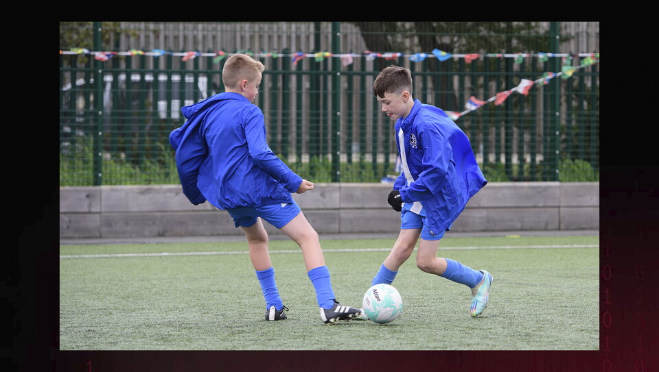 A matchday experience image from the Imps vs Exeter