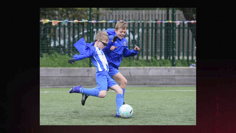 A matchday experience image from the Imps vs Exeter