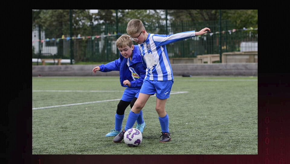 A matchday experience image from the Imps vs Exeter