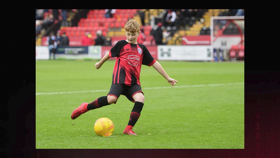 A matchday experience image from the Imps vs Exeter