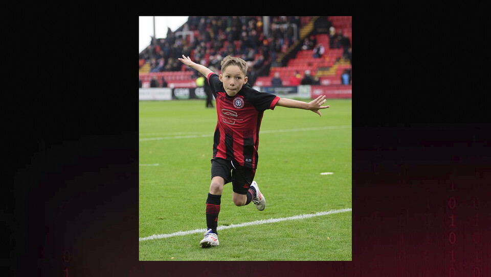 A matchday experience image from the Imps vs Exeter