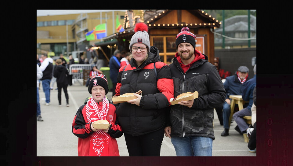 A fans photo from City's home game against Exeter