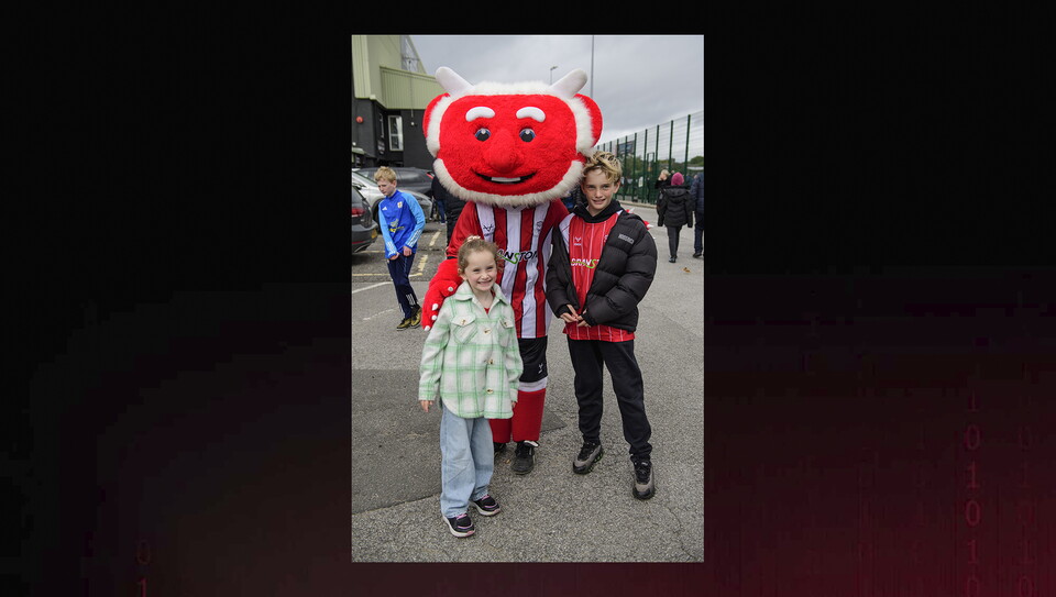 A fans photo from City's home game against Exeter