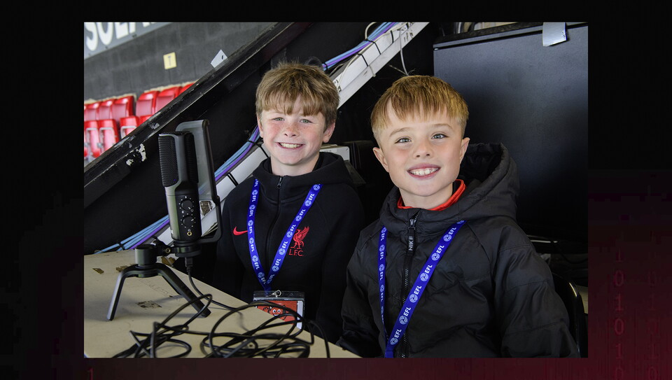 A fans photo from City's home game against Exeter