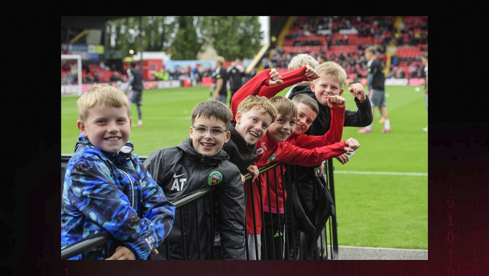 A fans photo from City's home game against Exeter