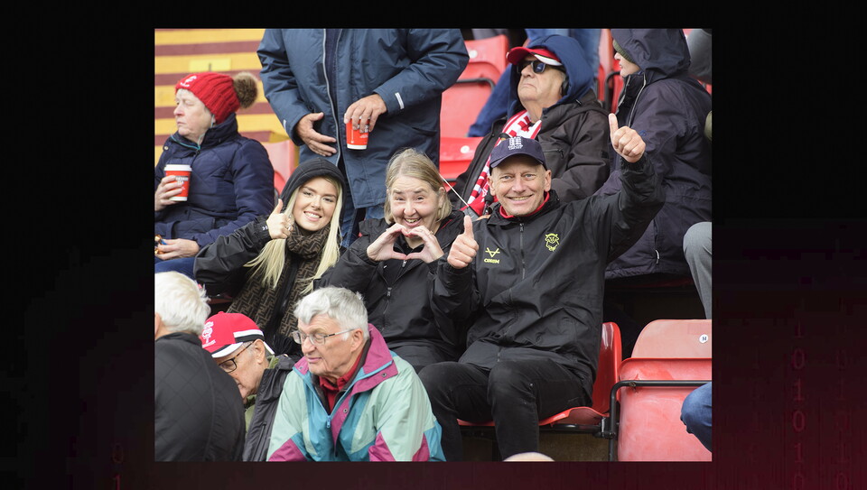 A fans photo from City's home game against Exeter