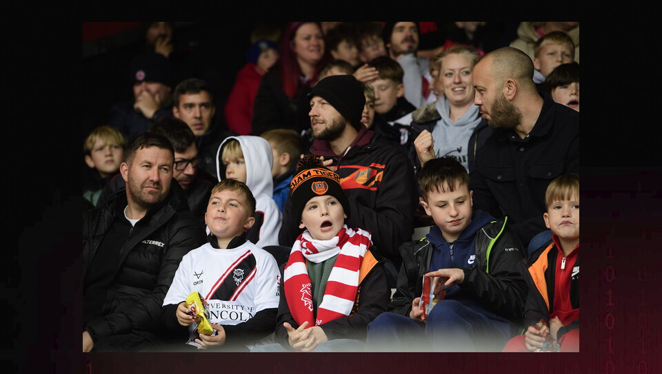 A fans photo from City's home game against Exeter