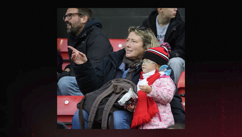 A fans photo from City's home game against Exeter