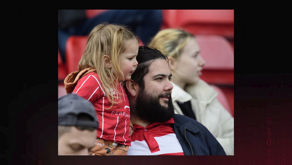 A fans photo from City's home game against Exeter