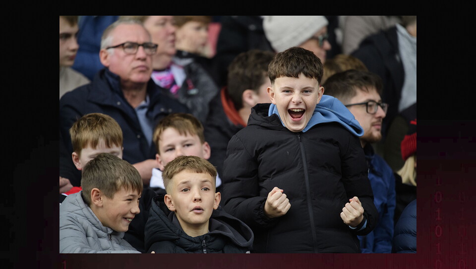 A fans photo from City's home game against Exeter