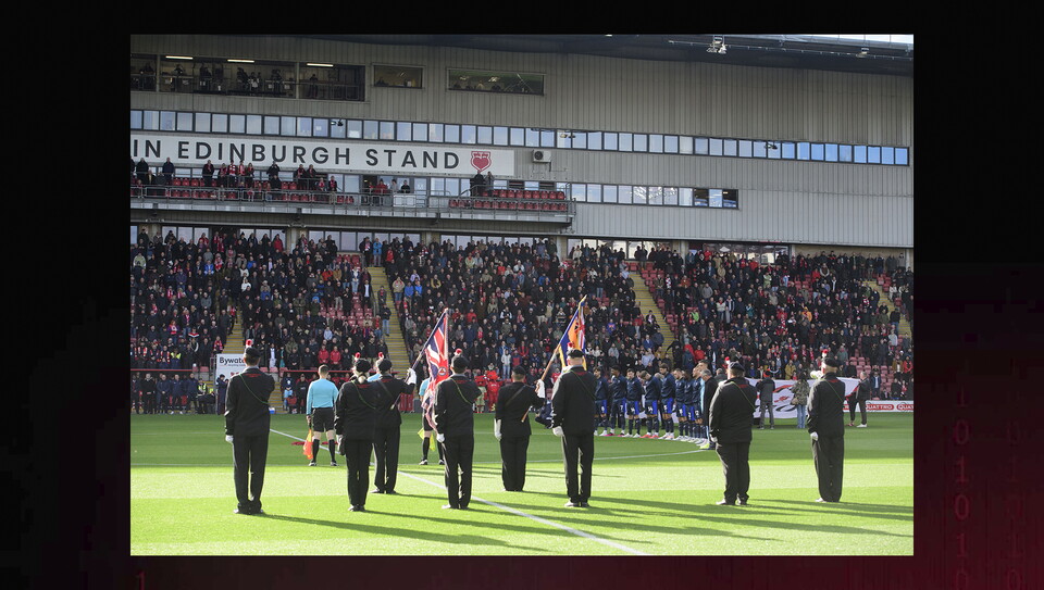 Action from Leyton Orient v Lincoln City