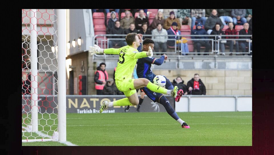 Action from Leyton Orient v Lincoln City