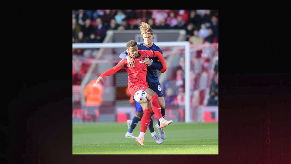 Action from Leyton Orient v Lincoln City