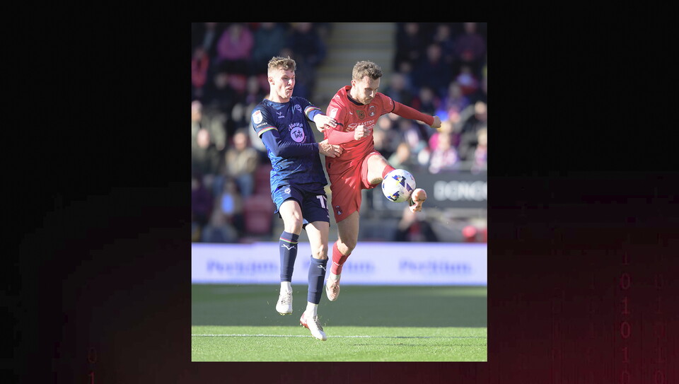 Action from Leyton Orient v Lincoln City