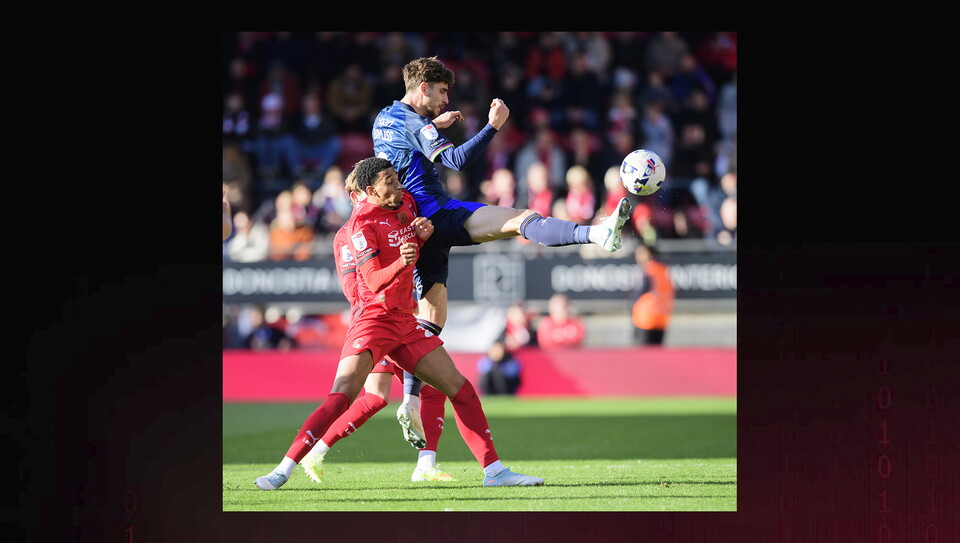 Action from Leyton Orient v Lincoln City