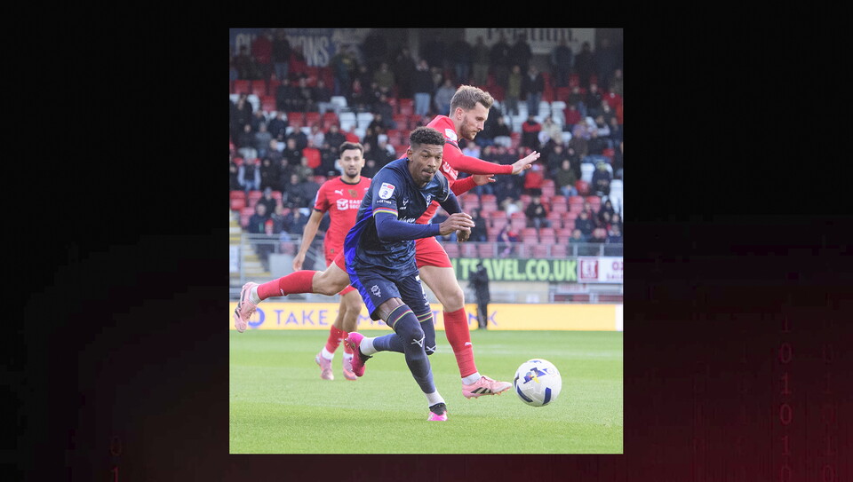 Action from Leyton Orient v Lincoln City