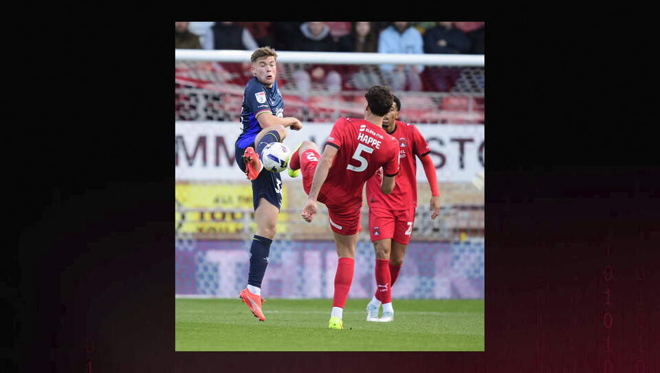 Action from Leyton Orient v Lincoln City