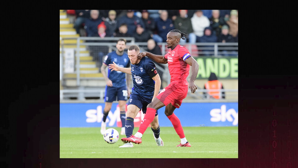Action from Leyton Orient v Lincoln City