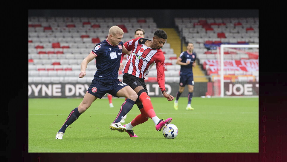 A match action image from City's home win over Stevenage