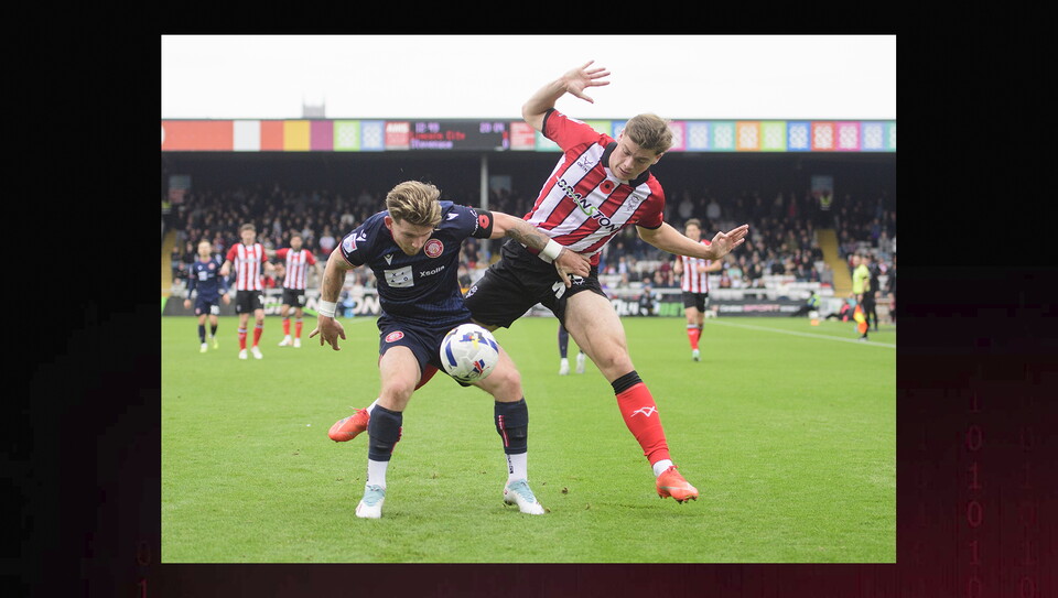 A match action image from City's home win over Stevenage