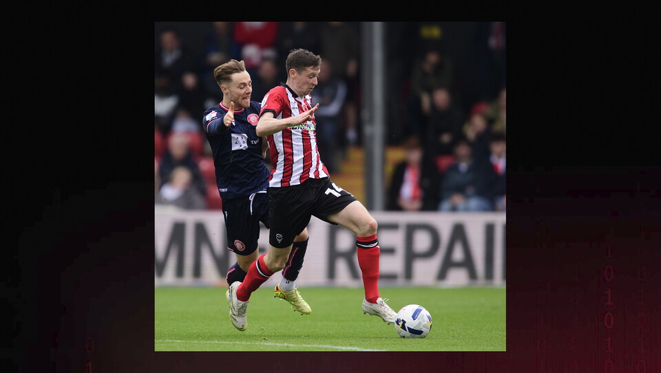 A match action image from City's home win over Stevenage