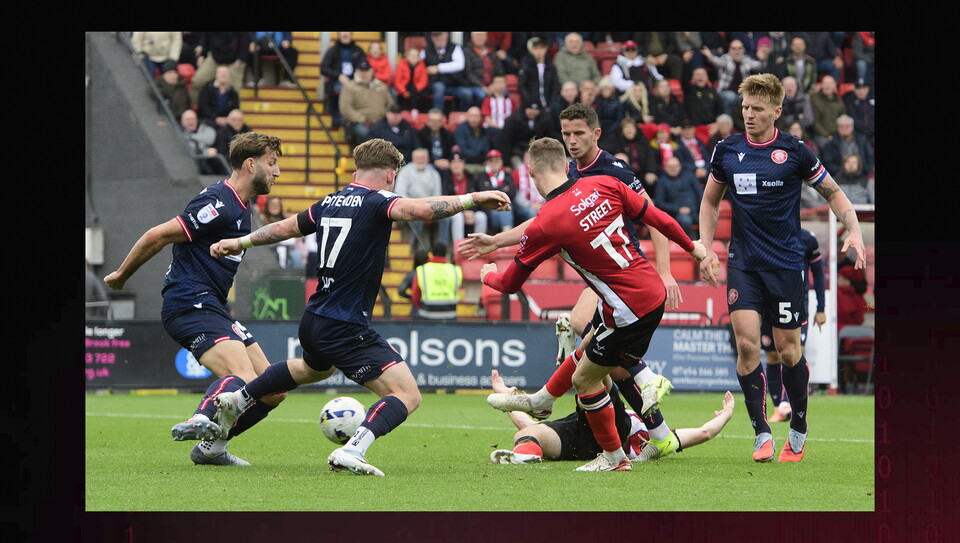 A match action image from City's home win over Stevenage
