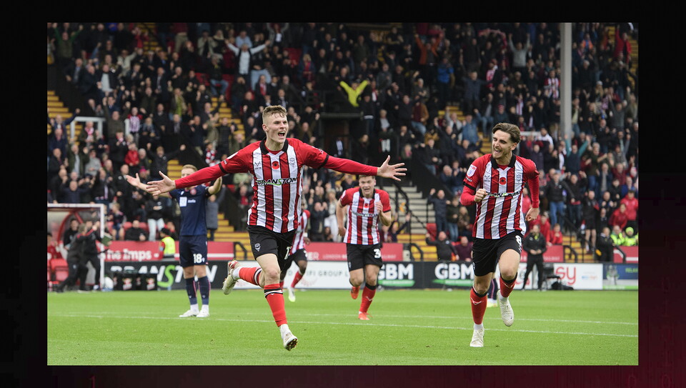 A match action image from City's home win over Stevenage