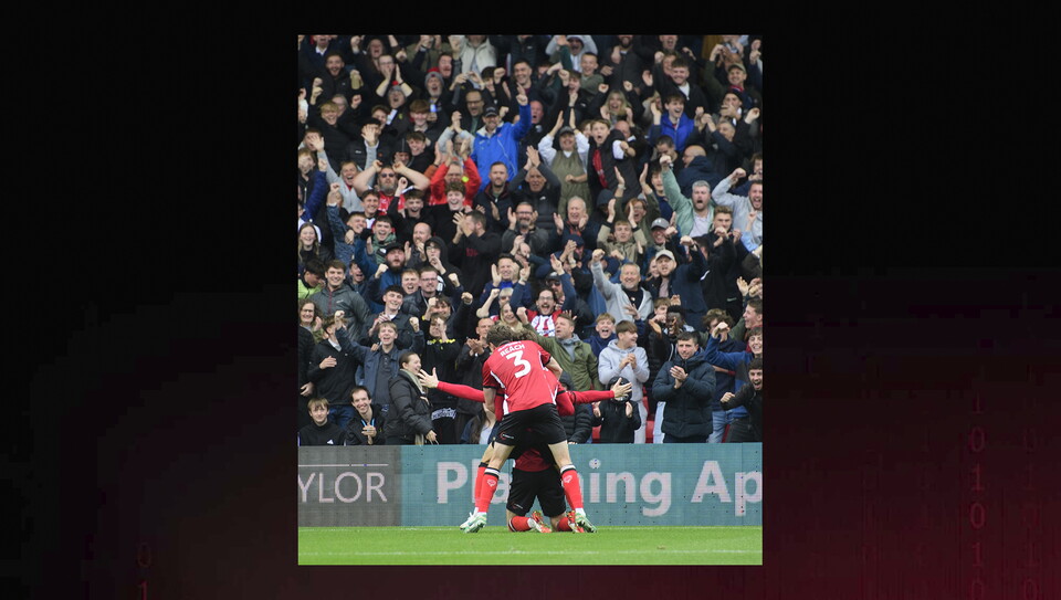 A match action image from City's home win over Stevenage