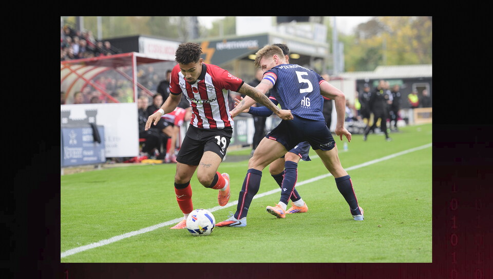 A match action image from City's home win over Stevenage