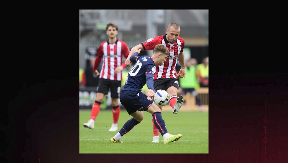 A match action image from City's home win over Stevenage