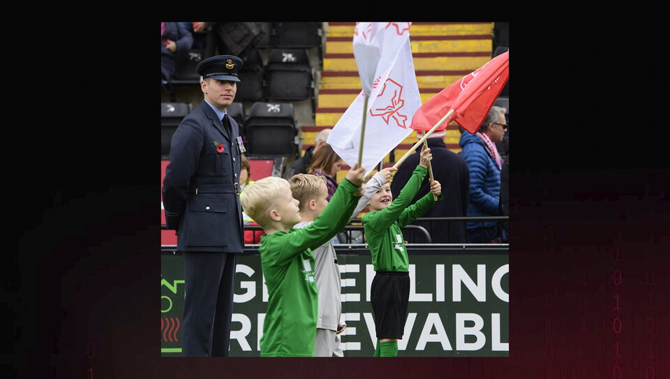 A matchday experience image from City's game against Stevenage