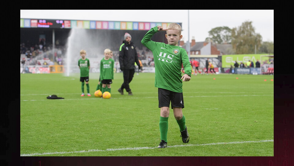 A matchday experience image from City's game against Stevenage
