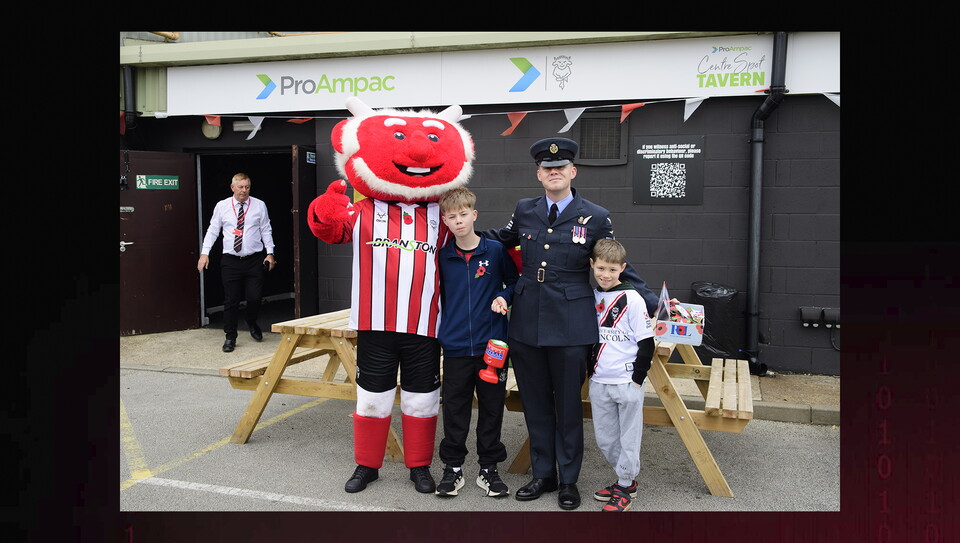 A remembrance image from City's home win over Stevenage